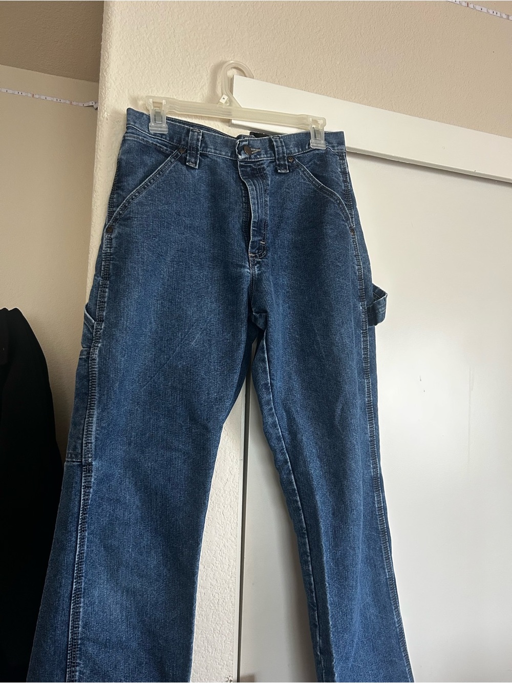Wrangler Relaxed Fit Carpenter Jeans - Dark Blue